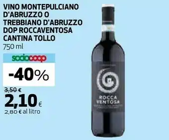 Coop Cantina tollo vino montepulciano d'abruzzo offerta