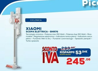 Euronics Scopa elettrica bhr7g offerta