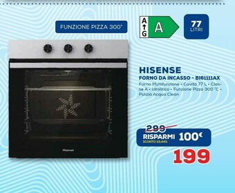 Euronics Forno da incasso bi61111ax offerta