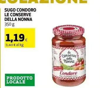 Coop Sugo condoro offerta