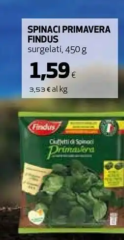 Coop Spinaci primavera offerta