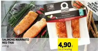 Coop Salmone marinato red thai offerta
