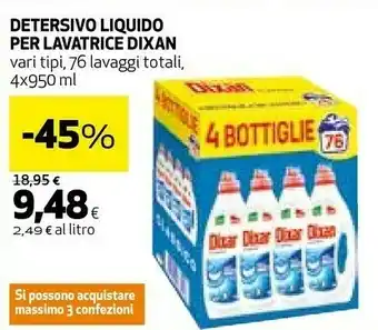 Coop Detersivo liquido per lavatrice offerta
