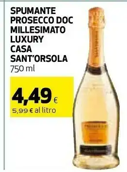 Coop Casa sant'orsola - prosecco 750 g(ml) offerta