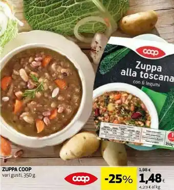 Coop Coop zuppa offerta