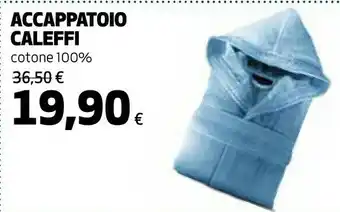 Coop Caleffi accappatoio cotone 100% offerta