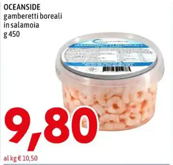 MEGA OCEANSIDE gamberetti boreali in salamoia g 450 offerta