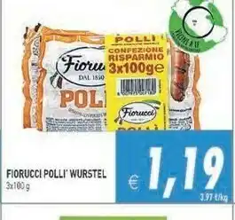 Iperfamily Wurstel di pollo offerta