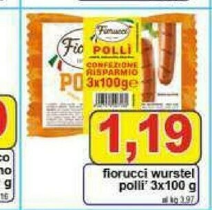 Pewex Wurstel di pollo offerta