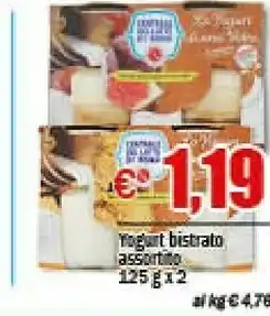 EMMEpiù Centrale del latte di roma - yogurt bianco magro 250 g(ml) offerta