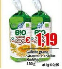 EMMEpiù Noi voi - gallette di riso bio 130 g(ml) offerta