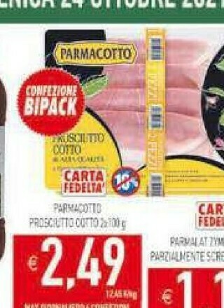 Pim Supermercati Prosciutto cotto offerta