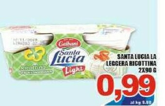 Sacoph Ricotta offerta
