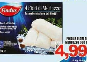 Sacoph Filetti di merluzzo offerta
