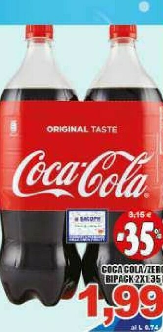 Sacoph Coca cola zero offerta