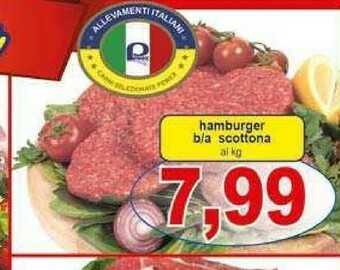 Pewex Hamburger b/a scottona offerta