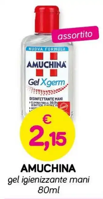 Il Tulipano AMUCHINA gel igienizzante mani 80ml offerta