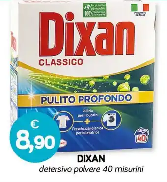 Il Tulipano DIXAN detersivo polvere 40 misurini offerta