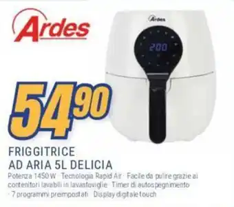 Leonardelli Ardes FRIGGITRICE AD ARIA 5L DELICIA offerta