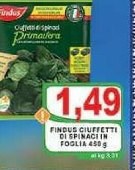 Top Supermercati Spinaci offerta