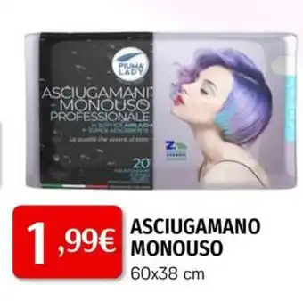 MEGA ASCIUGAMANI MONOUSO 60 x 38 cm offerta