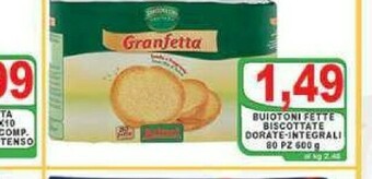 Top Supermercati Fette biscottate offerta