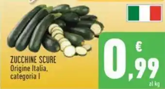 Conad ZUCCHINE SCURE offerta