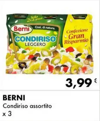 Iper Tosano BERNI Condiriso assortito x 3 offerta