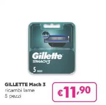 Acqua & Sapone GILLETTE Mach 3 ricambi lame 5 pezzi offerta