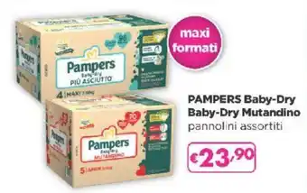 Acqua & Sapone PAMPERS Baby-Dry Baby-Dry Mutandino pannolini assortiti offerta