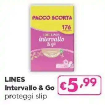 Acqua & Sapone LINES Intervallo & Go proteggi slip offerta