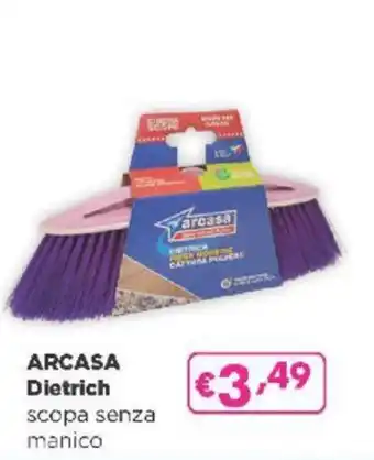 Acqua & Sapone ARCASA Dietrich scopa senza manico offerta
