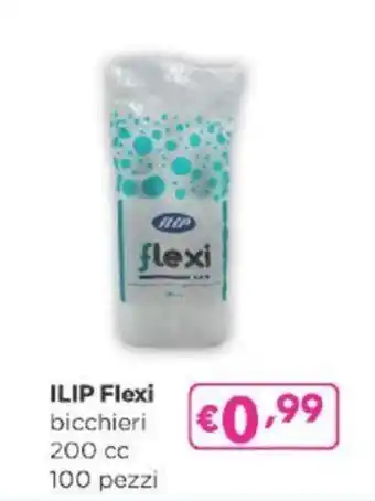 Acqua & Sapone ILIP Flexi bicchieri 200 cc 100 pezzi offerta