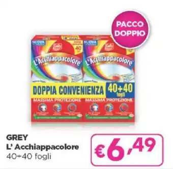 Acqua & Sapone GREY L'Acchiappacolore 40+40 fogli offerta