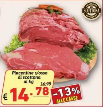 Ipercarni Piacentine s/osso di scottona offerta