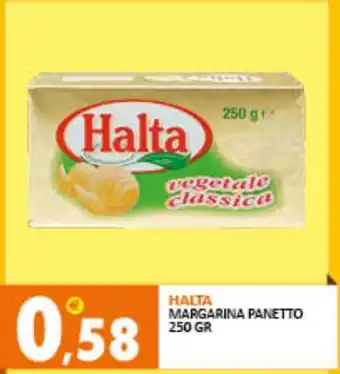 Rosa Cash HALTA MARGARINA PANETTO 250 GR offerta