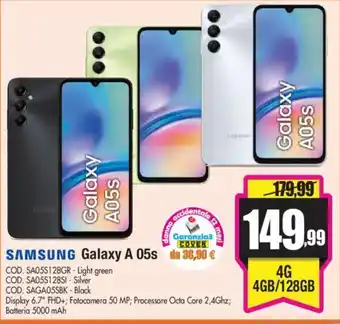 Wellcome SAMSUNG Galaxy A 05s offerta