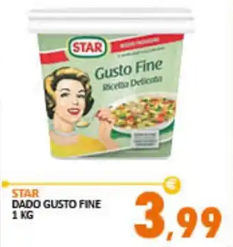 Rosa Cash STAR DADO GUSTO FINE 1 KG offerta