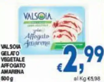 DEM VALSOIA GELATO VEGETALE AFFOGATO AMARENA 500 g offerta