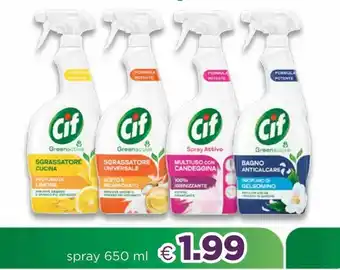 Acqua & Sapone Cif spray 650 ml offerta