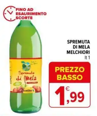 Iperal SPREMUTA DI MELA MELCHIORI lt 1 offerta