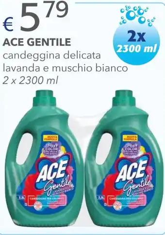 Acqua & Sapone ACE GENTILE candeggina delicata lavanda e muschio bianco 2 x 2300 ml offerta