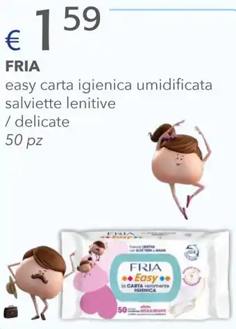 Acqua & Sapone FRIA easy carta igienica umidificata salviette lenitive / delicate 50 pz offerta