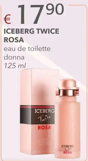 Acqua & Sapone ICEBERG TWICE ROSA eau de toilette donna 125 ml offerta