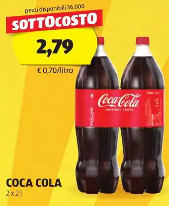 ALDI COCA COLA 2x2 RICICLAMI offerta