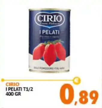 CIRIO I PELATI T1/2 400 GR