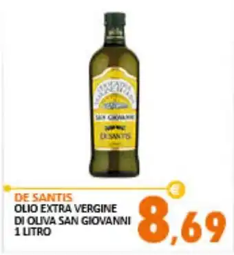 DE SANTIS OLIO EXTRA VERGINE DI OLIVA SAN GIOVANNI 1 LITRO