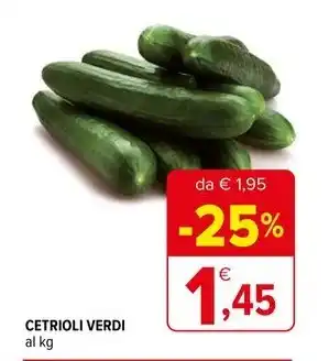 Iperal CETRIOLI VERDI offerta