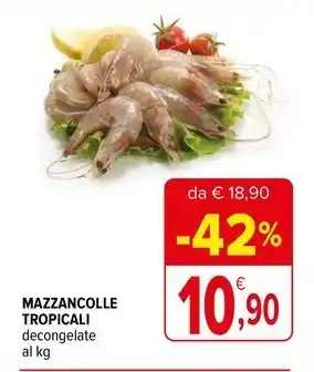 Iperal MAZZANCOLLE TROPICALI decongelate offerta