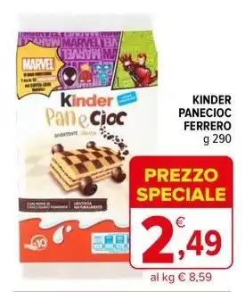 Iperal KINDER PANECIOC FERRERO g 290 offerta